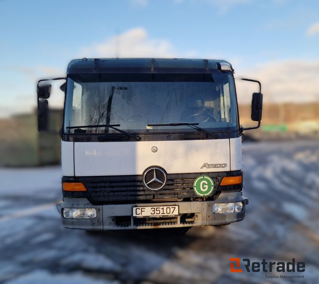 Mercedes-Benz Atego 818L med 6 meter plan og kran - Φορτηγό με ανοιχτή καρότσα, Φορτηγό με γερανό: φωτογραφία 5 Mercedes-Benz Atego 818L med 6 meter plan og kran - Φορτηγό με ανοιχτή καρότσα, Φορτηγό με γερανό: φωτογραφία 5