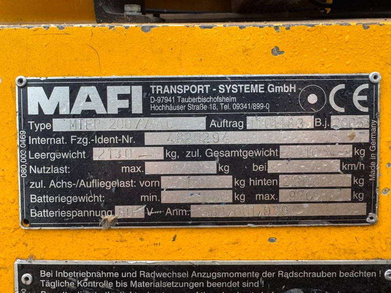 Κατασκευή μηχανήματα Mafi MTEP 200 /7 AC - Full Electric / German Machine: φωτογραφία 14 Κατασκευή μηχανήματα Mafi MTEP 200 /7 AC - Full Electric / German Machine: φωτογραφία 14