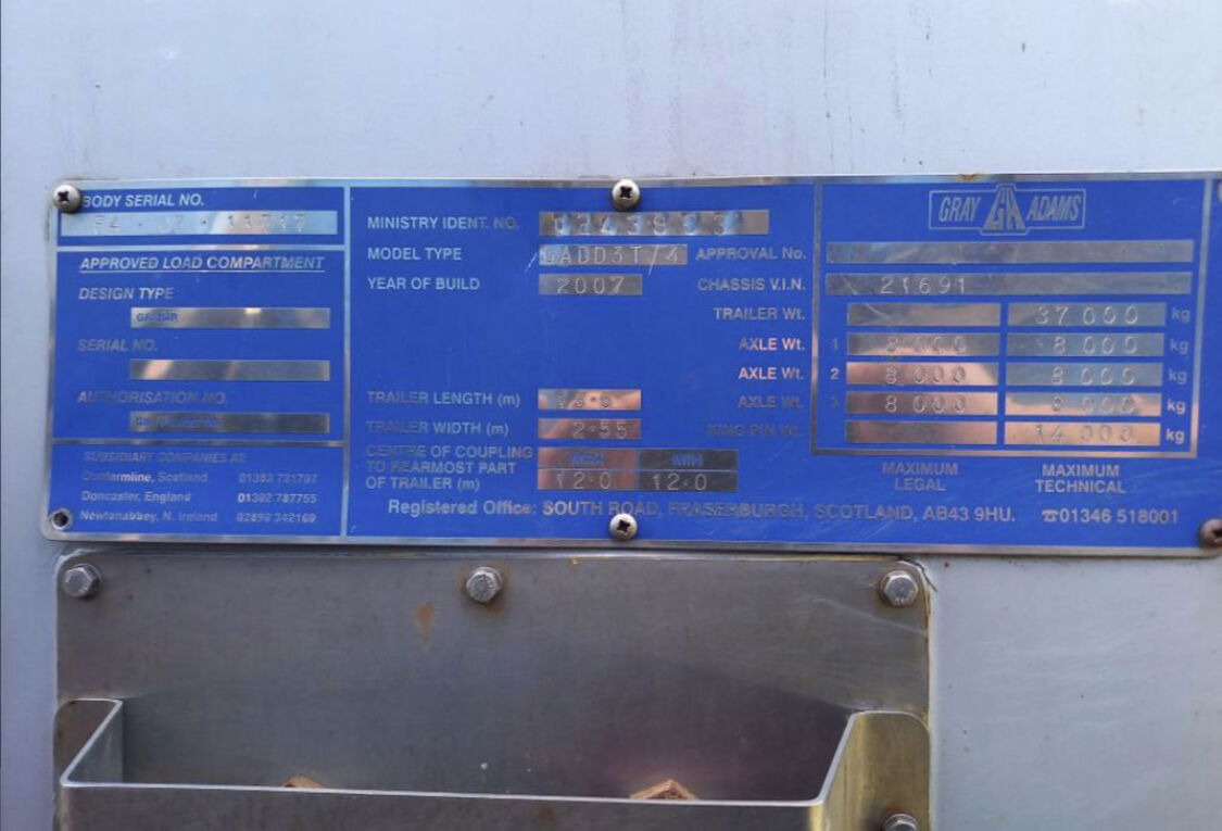 Επικαθήμενο μεταφορά ζώων Gray and Adams Gadd3 / Works Great / Hydraulic / 2 Levels: φωτογραφία 25 Επικαθήμενο μεταφορά ζώων Gray and Adams Gadd3 / Works Great / Hydraulic / 2 Levels: φωτογραφία 25