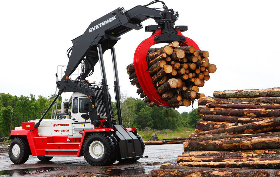 SVETRUCK TMF 12/9 HB / 1 Owner / Elme Spreader / Wood LOG A RM - Reachstacker: φωτογραφία 1 SVETRUCK TMF 12/9 HB / 1 Owner / Elme Spreader / Wood LOG A RM - Reachstacker: φωτογραφία 1