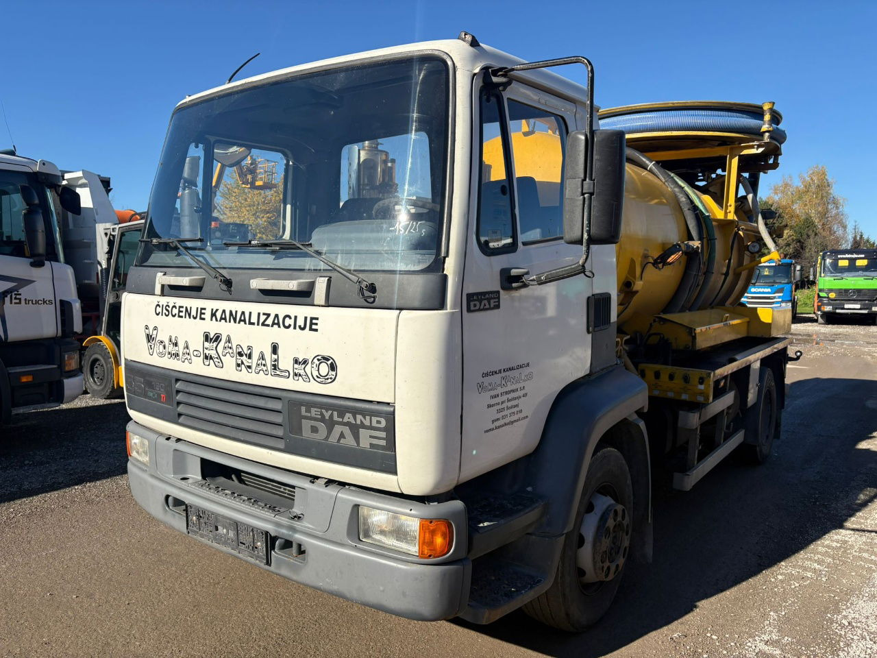 DAF AE55 4x2 vacuum + pressure truck - 8000 liters - Όχημα εκκένωσης βόθρων: φωτογραφία 1 DAF AE55 4x2 vacuum + pressure truck - 8000 liters - Όχημα εκκένωσης βόθρων: φωτογραφία 1