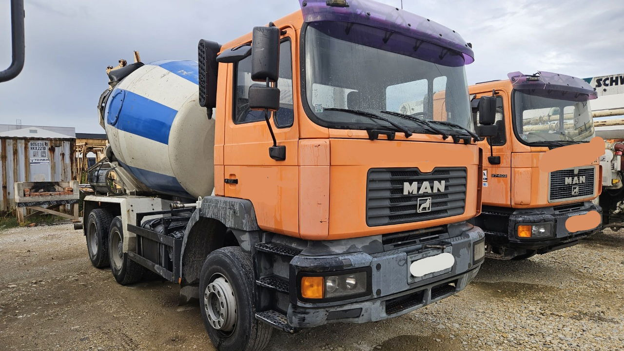 MAN FE 410A 8x4 mixer - 7m3 - euro 3 - Μπετονιέρα φορτηγό: φωτογραφία 2 MAN FE 410A 8x4 mixer - 7m3 - euro 3 - Μπετονιέρα φορτηγό: φωτογραφία 2