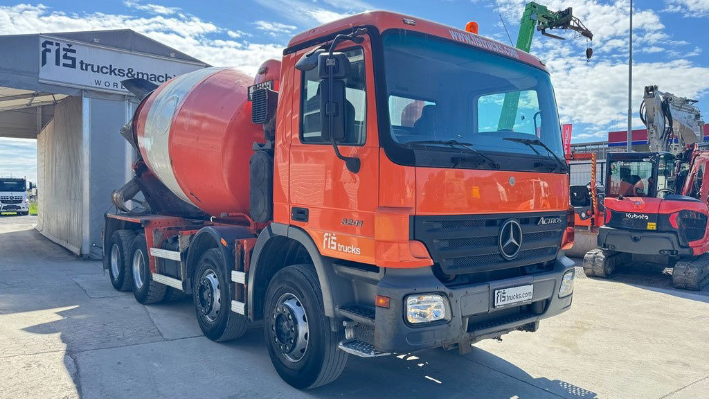 Mercedes-Benz Actros 3241 8x4 mixer 9m3 - Μπετονιέρα φορτηγό: φωτογραφία 3 Mercedes-Benz Actros 3241 8x4 mixer 9m3 - Μπετονιέρα φορτηγό: φωτογραφία 3