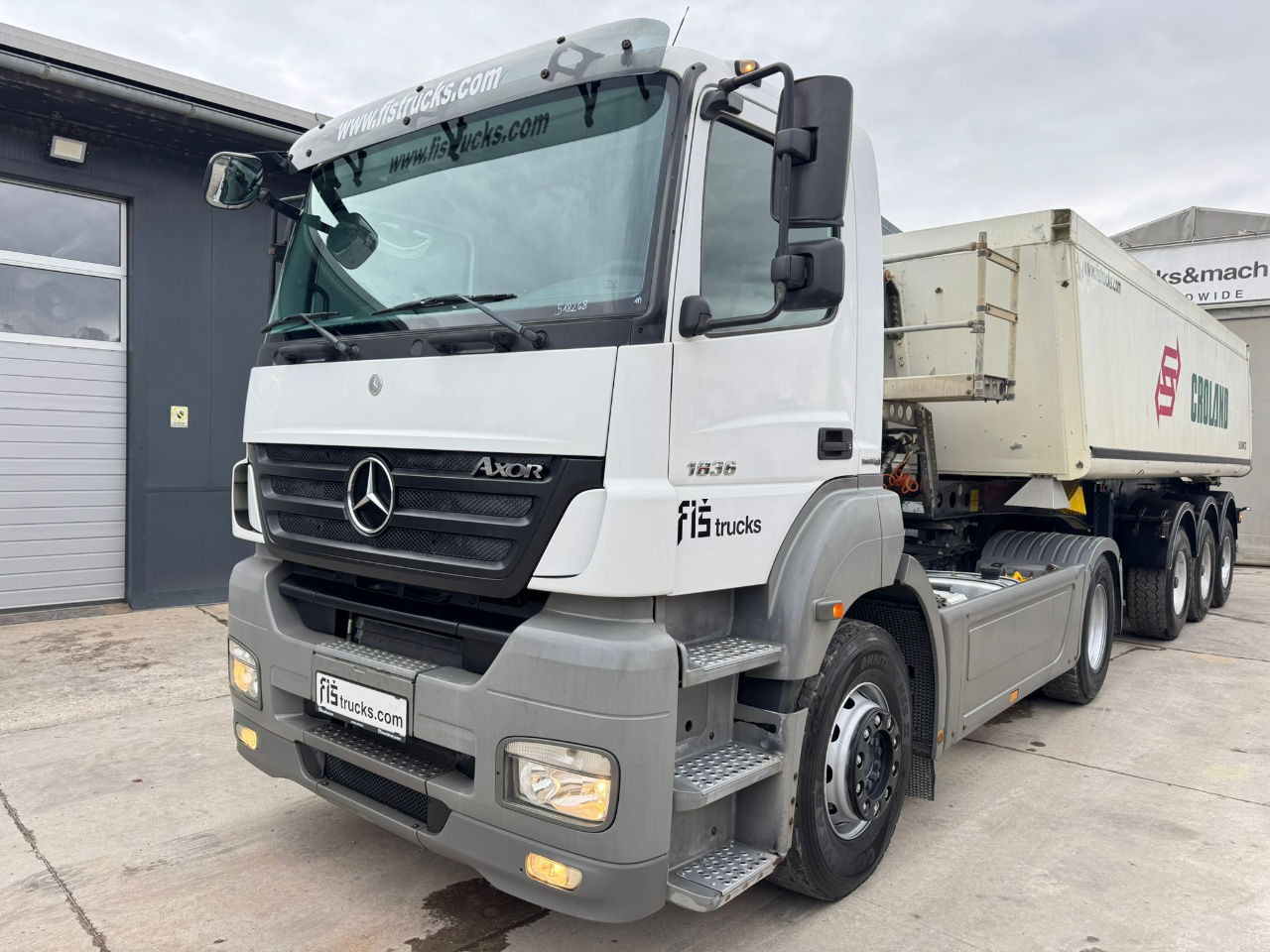 Mercedes-Benz Axor 1836 4x2 tipper hydraulics - Τράκτορας: φωτογραφία 1 Mercedes-Benz Axor 1836 4x2 tipper hydraulics - Τράκτορας: φωτογραφία 1