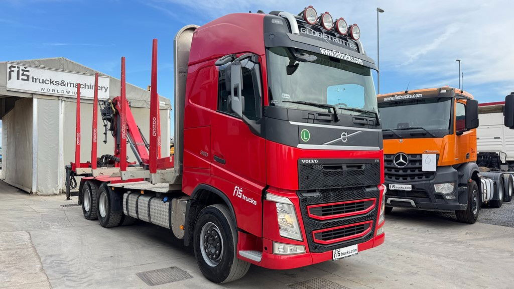 Volvo FH 500 6x4 forest truck - Epsilon 110Z - scissors - Φορτηγό μεταφοράς εμπορευματοκιβωτίων/ Κινητό αμάξωμα: φωτογραφία 3 Volvo FH 500 6x4 forest truck - Epsilon 110Z - scissors - Φορτηγό μεταφοράς εμπορευματοκιβωτίων/ Κινητό αμάξωμα: φωτογραφία 3