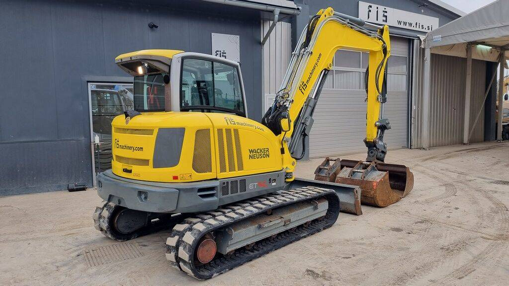 WACKER NEUSON ET90 - Powertilt - 3X Buckets - 2018 Year - Camera - Μίνι εκσκαφέας: φωτογραφία 5 WACKER NEUSON ET90 - Powertilt - 3X Buckets - 2018 Year - Camera - Μίνι εκσκαφέας: φωτογραφία 5
