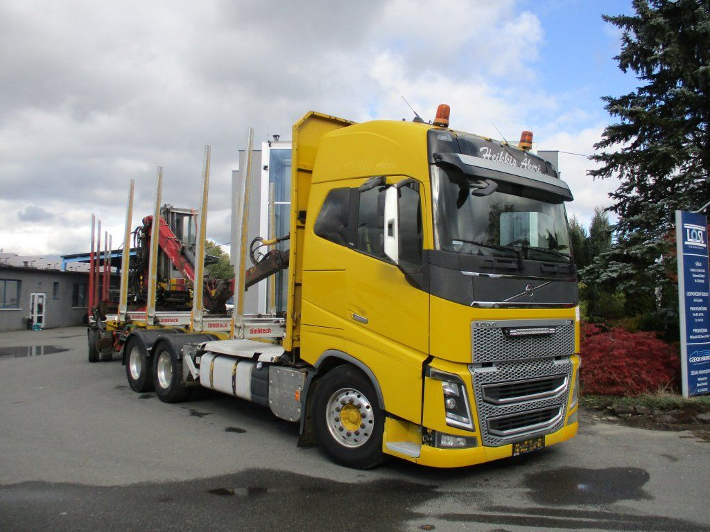 Volvo FH 16 750 6x4 + Fliegl - Φορτηγό ξυλείας, Φορτηγό με γερανό: φωτογραφία 3 Volvo FH 16 750 6x4 + Fliegl - Φορτηγό ξυλείας, Φορτηγό με γερανό: φωτογραφία 3
