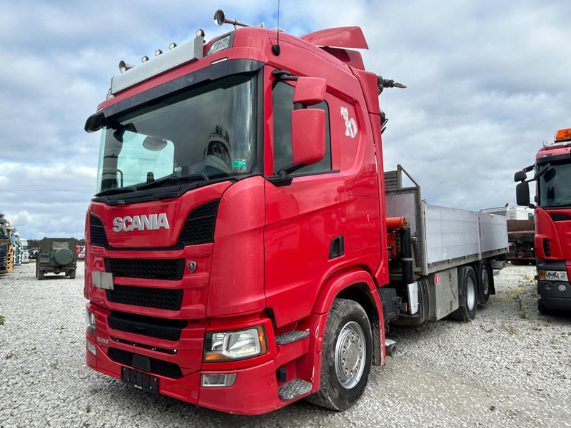 Scania R 450 | Palfinger PK 26002 | TULOSSA - Φορτηγό με ανοιχτή καρότσα, Φορτηγό με γερανό: φωτογραφία 1 Scania R 450 | Palfinger PK 26002 | TULOSSA - Φορτηγό με ανοιχτή καρότσα, Φορτηγό με γερανό: φωτογραφία 1