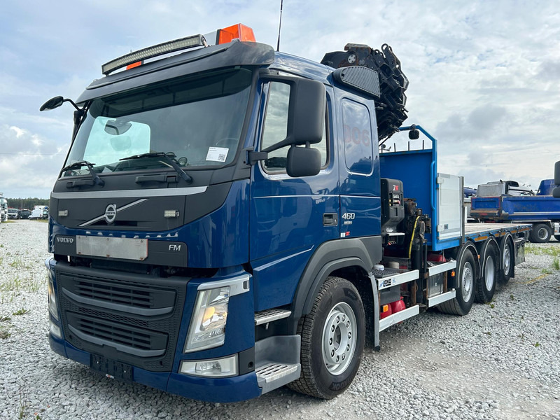 Volvo FM 460 8x2*6 | Hiab 302E-6 | TULOSSA - Φορτηγό με ανοιχτή καρότσα, Φορτηγό με γερανό: φωτογραφία 1 Volvo FM 460 8x2*6 | Hiab 302E-6 | TULOSSA - Φορτηγό με ανοιχτή καρότσα, Φορτηγό με γερανό: φωτογραφία 1