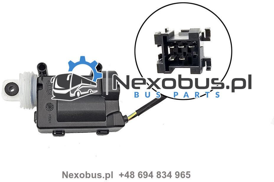 Zamek elektryczny klap Bova MAN prostokątna wtyczka - Καμπίνα και εσωτερικό για Λεωφορείο: φωτογραφία 1 Zamek elektryczny klap Bova MAN prostokątna wtyczka - Καμπίνα και εσωτερικό για Λεωφορείο: φωτογραφία 1