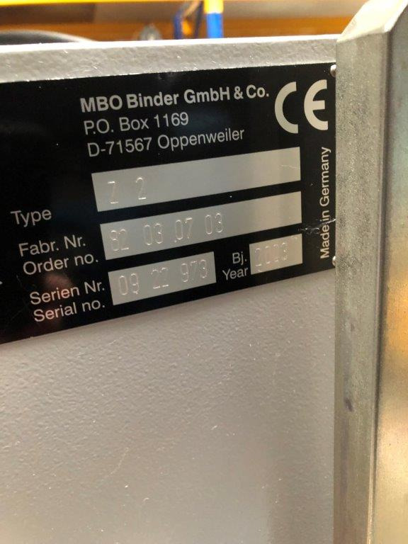 Διπλωτική μηχανή MBO Z2 mobile, 180° rotatable cross-fold unit with navigator control: φωτογραφία 6