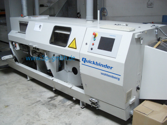Perfect Binder WOHLENBERG QUICKBINDER with PUR and Gazingunit - Μηχανή βιβλιοδεσίας: φωτογραφία 1 Perfect Binder WOHLENBERG QUICKBINDER with PUR and Gazingunit - Μηχανή βιβλιοδεσίας: φωτογραφία 1