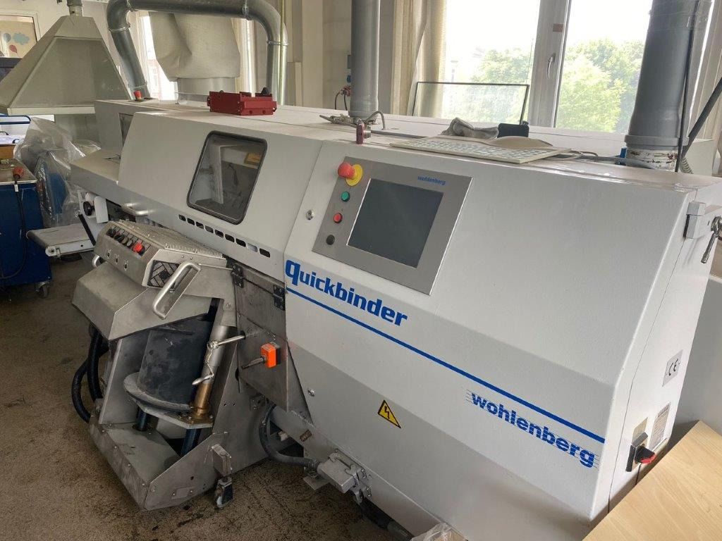 Perfect Binder Wohlenberg Quickbinder with Hotmelt, PUR and Gazing unit - Μηχανή βιβλιοδεσίας: φωτογραφία 1 Perfect Binder Wohlenberg Quickbinder with Hotmelt, PUR and Gazing unit - Μηχανή βιβλιοδεσίας: φωτογραφία 1