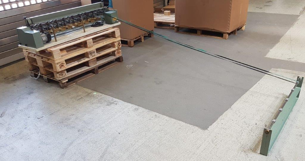 Μηχανή βιβλιοδεσίας Special machine two-roll gluing machine Sumbel Herold 1200 with belt transport: φωτογραφία 7