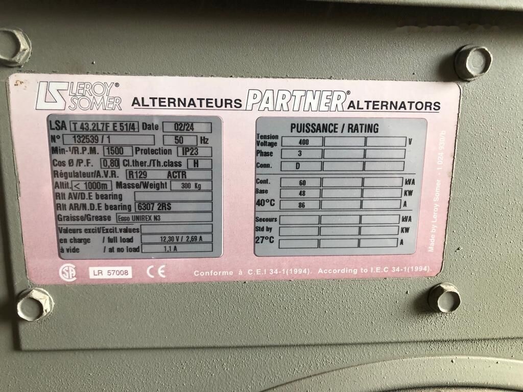 IVECO 60 kVa - Βιομηχανική γεννήτρια: φωτογραφία 3 IVECO 60 kVa - Βιομηχανική γεννήτρια: φωτογραφία 3