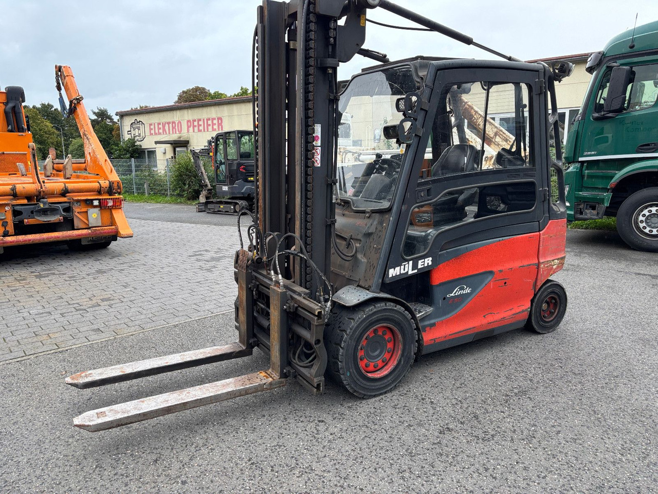 Linde E 50HL-01 Triplex Teleskopgabel - Ηλεκτροκίνητο περονοφόρο: φωτογραφία 2 Linde E 50HL-01 Triplex Teleskopgabel - Ηλεκτροκίνητο περονοφόρο: φωτογραφία 2