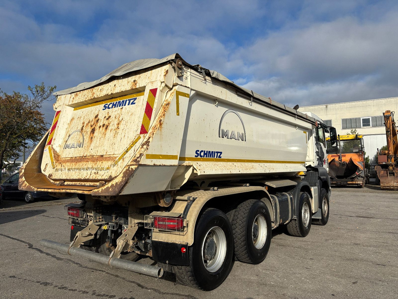 Φορτηγό ανατρεπόμενο MAN TGS41.510 8x4 Schmitz Muldenkipper Retarder/19m³: φωτογραφία 6 Φορτηγό ανατρεπόμενο MAN TGS41.510 8x4 Schmitz Muldenkipper Retarder/19m³: φωτογραφία 6