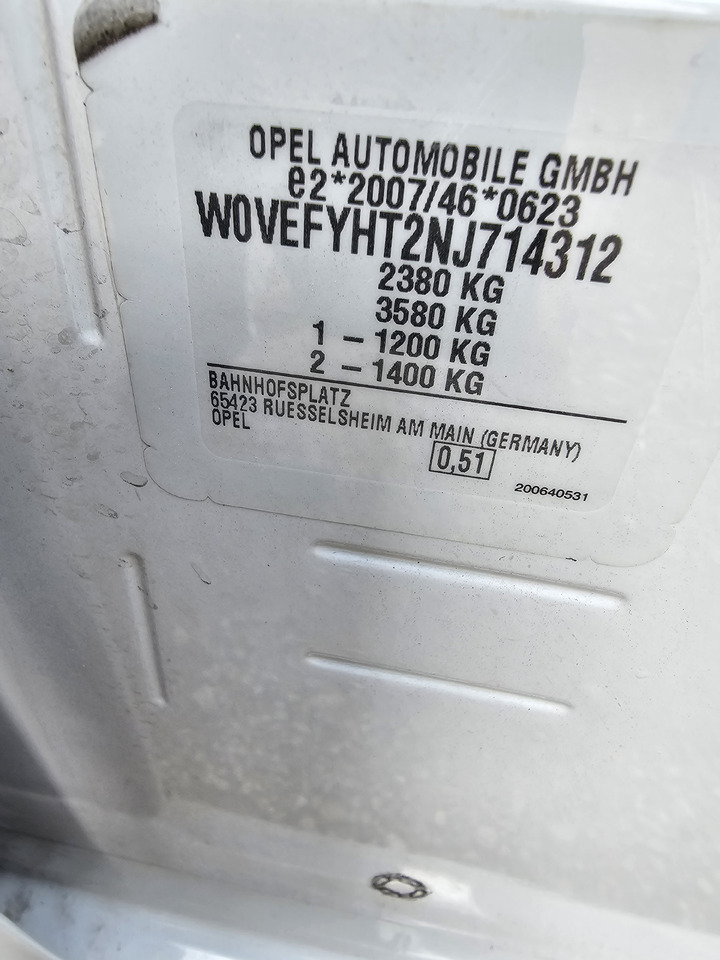 Επαγγελματικό αυτοκίνητο ψυγείο OPEL COMBO MAXI LONG CHLODNIA MROZNIA CARRIER KLIMA EURO6 [ Copy ]: φωτογραφία 7