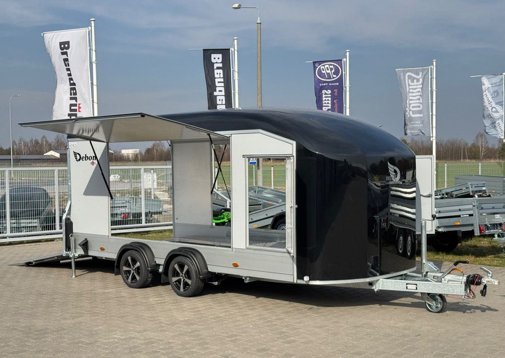 Debon C1000 - kryta laweta | 490 x 202 cm / 3500kg / felgi ALU / wciągarka elektryczna - Ρυμούλκα κόφα: φωτογραφία 1 Debon C1000 - kryta laweta | 490 x 202 cm / 3500kg / felgi ALU / wciągarka elektryczna - Ρυμούλκα κόφα: φωτογραφία 1
