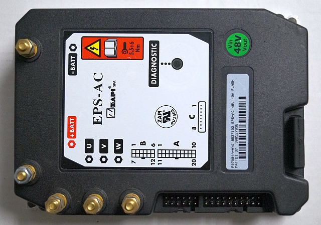 Hyster/Yale 8537102 | Controller Zapi EPS-AC F07094A-HYG 48V 40A Flash mat 21 37 - Ηλεκτρονική μονάδα ελέγχου για Ανυψωτικό μηχάνημα: φωτογραφία 1 Hyster/Yale 8537102 | Controller Zapi EPS-AC F07094A-HYG 48V 40A Flash mat 21 37 - Ηλεκτρονική μονάδα ελέγχου για Ανυψωτικό μηχάνημα: φωτογραφία 1