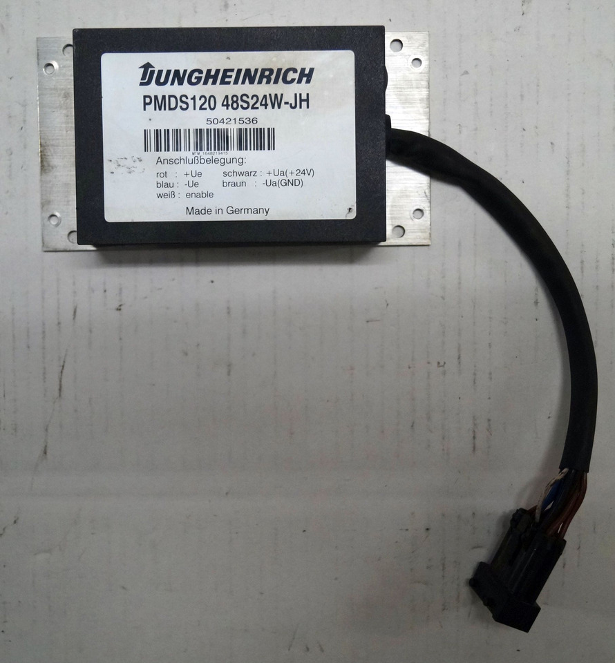 Jungheinrich 50421536 | Transformer 48V-24V PMDS120 48S 24W-JH snn. MTR164821941 Transformer 48V-24V PMDS120 48S 24W-JH snn. MTR1648219415 - Ηλεκτρικό σύστημα για Ανυψωτικό μηχάνημα: φωτογραφία 1 Jungheinrich 50421536 | Transformer 48V-24V PMDS120 48S 24W-JH snn. MTR164821941 Transformer 48V-24V PMDS120 48S 24W-JH snn. MTR1648219415 - Ηλεκτρικό σύστημα για Ανυψωτικό μηχάνημα: φωτογραφία 1