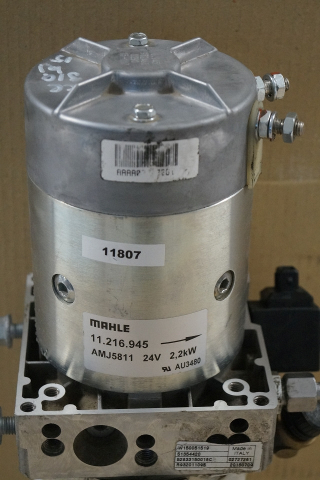 Jungheinrich 51064221 | Pump unit 24V 2,2KW Mahle AMJ5811 Pump motor 51056970 Pump unit 24V 2,2KW Mahle AMJ5811 Pump motor 51056970 Tank 16146890 Valve block 51305972 for ECE310 year 2015 - Υδραυλική αντλία για Ανυψωτικό μηχάνημα: φωτογραφία 2 Jungheinrich 51064221 | Pump unit 24V 2,2KW Mahle AMJ5811 Pump motor 51056970 Pump unit 24V 2,2KW Mahle AMJ5811 Pump motor 51056970 Tank 16146890 Valve block 51305972 for ECE310 year 2015 - Υδραυλική αντλία για Ανυψωτικό μηχάνημα: φωτογραφία 2
