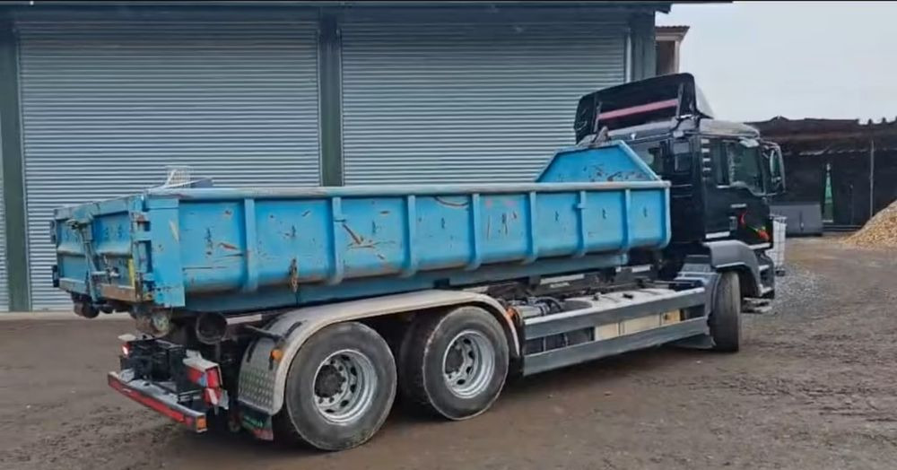 MAN TGS 26.440 6x4 – Meiller z systemem HDS (roll-off) + Kontener + Przyczepa – Euro 5 - Φορτηγό φόρτωσης γάντζου: φωτογραφία 4 MAN TGS 26.440 6x4 – Meiller z systemem HDS (roll-off) + Kontener + Przyczepa – Euro 5 - Φορτηγό φόρτωσης γάντζου: φωτογραφία 4