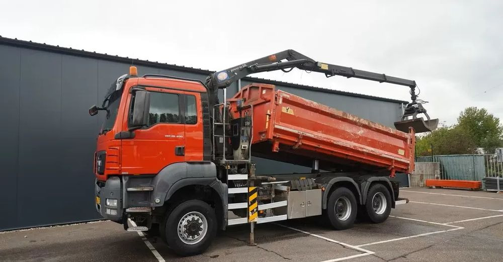 MAN TGS 28.400 / 6x6 / WYWROTKA 2-STRONNA Z HDS HMF 1643 Z2/ EURO 5 - Φορτηγό ανατρεπόμενο: φωτογραφία 1 MAN TGS 28.400 / 6x6 / WYWROTKA 2-STRONNA Z HDS HMF 1643 Z2/ EURO 5 - Φορτηγό ανατρεπόμενο: φωτογραφία 1