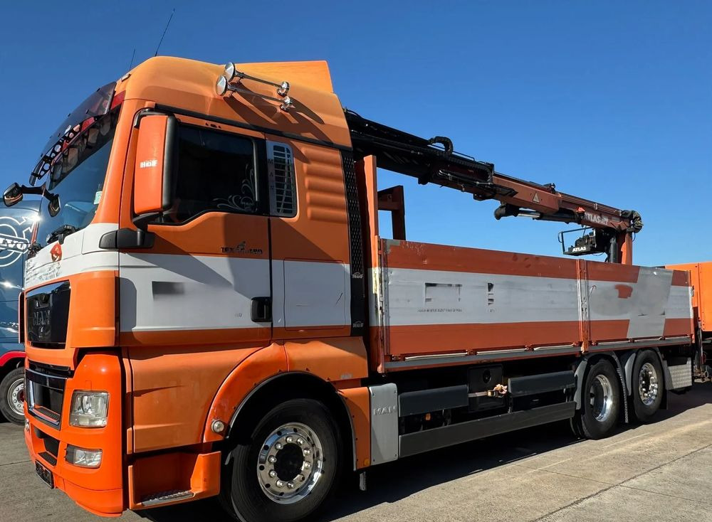 MAN TGX 26.480 • HDS Atlas 145.2 •Oś podnoszona i skrętna 426 tys. km - Zestaw z przyczepą Schwarzmüller Oś przednia – resory piórowe, tylna – pneumatyka • - Φορτηγό με ανοιχτή καρότσα, Φορτηγό με γερανό: φωτογραφία 5 MAN TGX 26.480 • HDS Atlas 145.2 •Oś podnoszona i skrętna 426 tys. km - Zestaw z przyczepą Schwarzmüller Oś przednia – resory piórowe, tylna – pneumatyka • - Φορτηγό με ανοιχτή καρότσα, Φορτηγό με γερανό: φωτογραφία 5