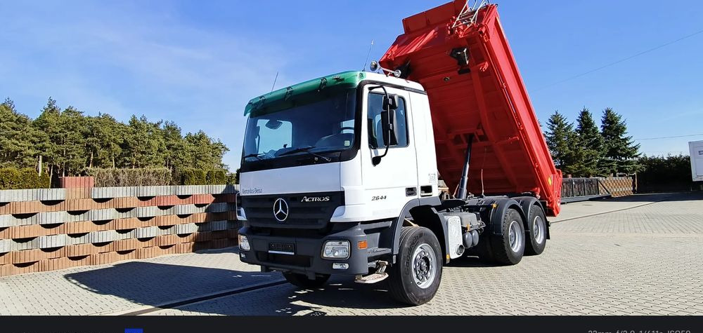 Mercedes-Benz Mercedes-Benz Actros 2644 K/ 6x4 / Meiller Retarder /Wywrotka/Euro 3 - Φορτηγό ανατρεπόμενο: φωτογραφία 1 Mercedes-Benz Mercedes-Benz Actros 2644 K/ 6x4 / Meiller Retarder /Wywrotka/Euro 3 - Φορτηγό ανατρεπόμενο: φωτογραφία 1