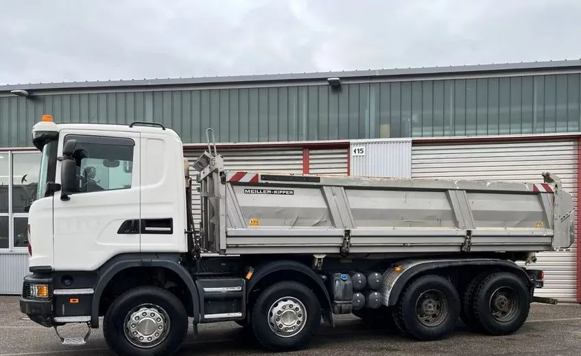 Scania G 450 8x4 | Meiller Bordmatik Wywrotka trójstronna | Retarder | 298.000 km!!!! | Euro 6 |1 właściciel - Φορτηγό ανατρεπόμενο: φωτογραφία 5 Scania G 450 8x4 | Meiller Bordmatik Wywrotka trójstronna | Retarder | 298.000 km!!!! | Euro 6 |1 właściciel - Φορτηγό ανατρεπόμενο: φωτογραφία 5