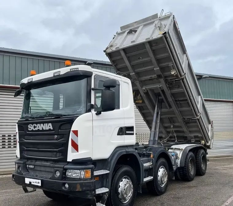 Scania G 450 8x4 | Meiller Bordmatik Wywrotka trójstronna | Retarder | 298.000 km!!!! | Euro 6 |1 właściciel - Φορτηγό ανατρεπόμενο: φωτογραφία 1 Scania G 450 8x4 | Meiller Bordmatik Wywrotka trójstronna | Retarder | 298.000 km!!!! | Euro 6 |1 właściciel - Φορτηγό ανατρεπόμενο: φωτογραφία 1