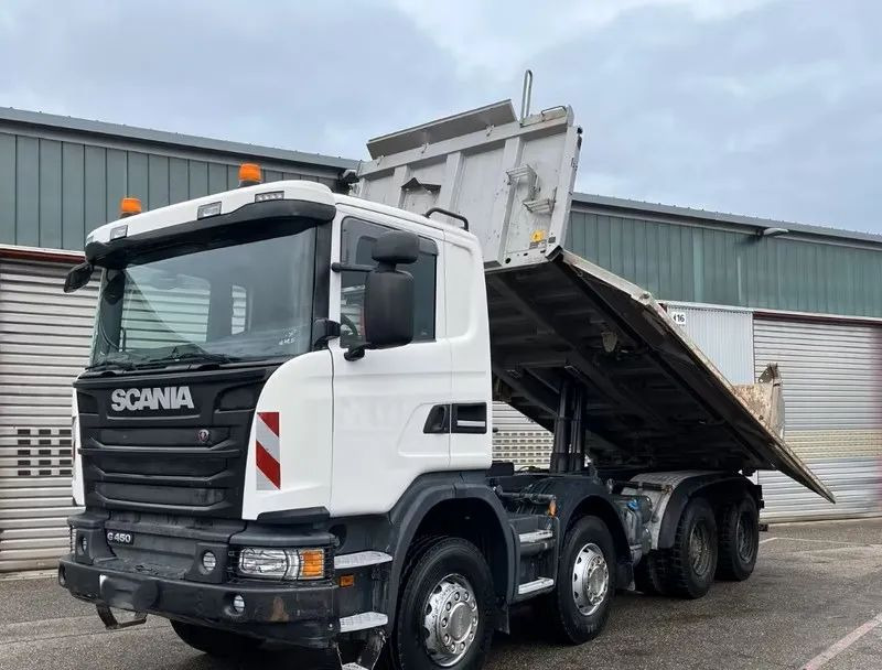 Scania G 450 8x4 | Meiller Bordmatik Wywrotka trójstronna | Retarder | 298.000 km!!!! | Euro 6 |1 właściciel - Φορτηγό ανατρεπόμενο: φωτογραφία 2 Scania G 450 8x4 | Meiller Bordmatik Wywrotka trójstronna | Retarder | 298.000 km!!!! | Euro 6 |1 właściciel - Φορτηγό ανατρεπόμενο: φωτογραφία 2