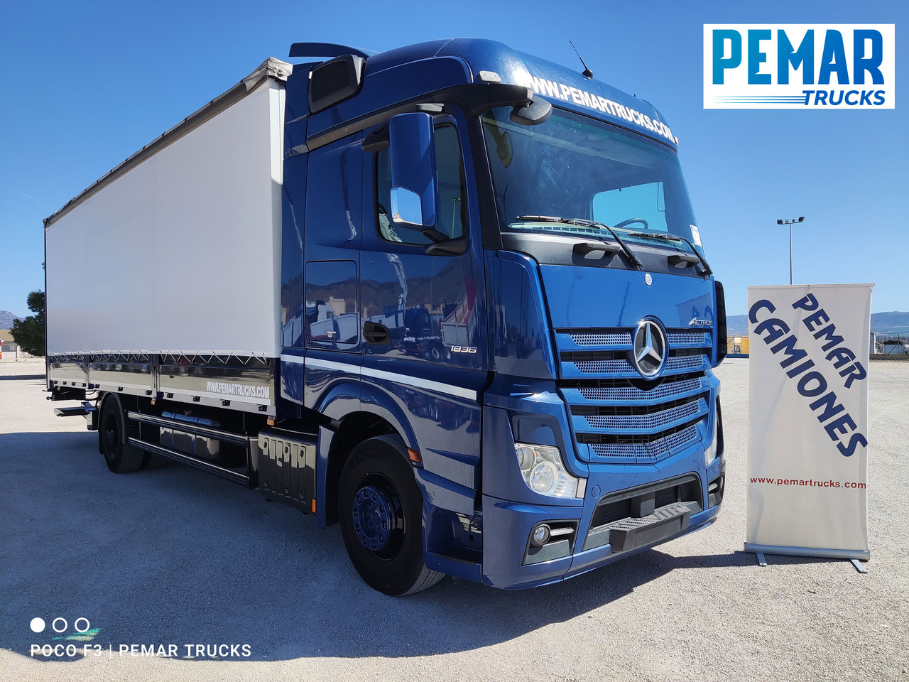 MERCEDES-BENZ ACTROS 1836 SEMITAUTLINER 18T - Φορτηγό μουσαμάς: φωτογραφία 3 MERCEDES-BENZ ACTROS 1836 SEMITAUTLINER 18T - Φορτηγό μουσαμάς: φωτογραφία 3