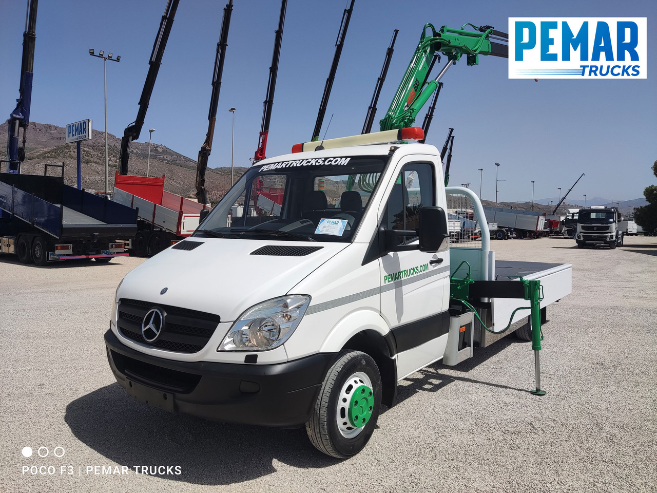 MERCEDES-BENZ SPRINTER 515 CDI GRUA CAJA FIJA 150 CV - Φορτηγό με ανοιχτή καρότσα, Φορτηγό με γερανό: φωτογραφία 1 MERCEDES-BENZ SPRINTER 515 CDI GRUA CAJA FIJA 150 CV - Φορτηγό με ανοιχτή καρότσα, Φορτηγό με γερανό: φωτογραφία 1
