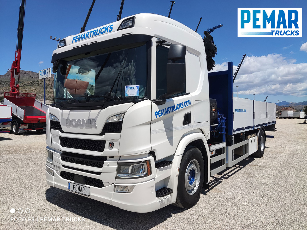 SCANIA P 370 4X2 GRUA CAJA FIJA - Φορτηγό με ανοιχτή καρότσα, Φορτηγό με γερανό: φωτογραφία 2 SCANIA P 370 4X2 GRUA CAJA FIJA - Φορτηγό με ανοιχτή καρότσα, Φορτηγό με γερανό: φωτογραφία 2