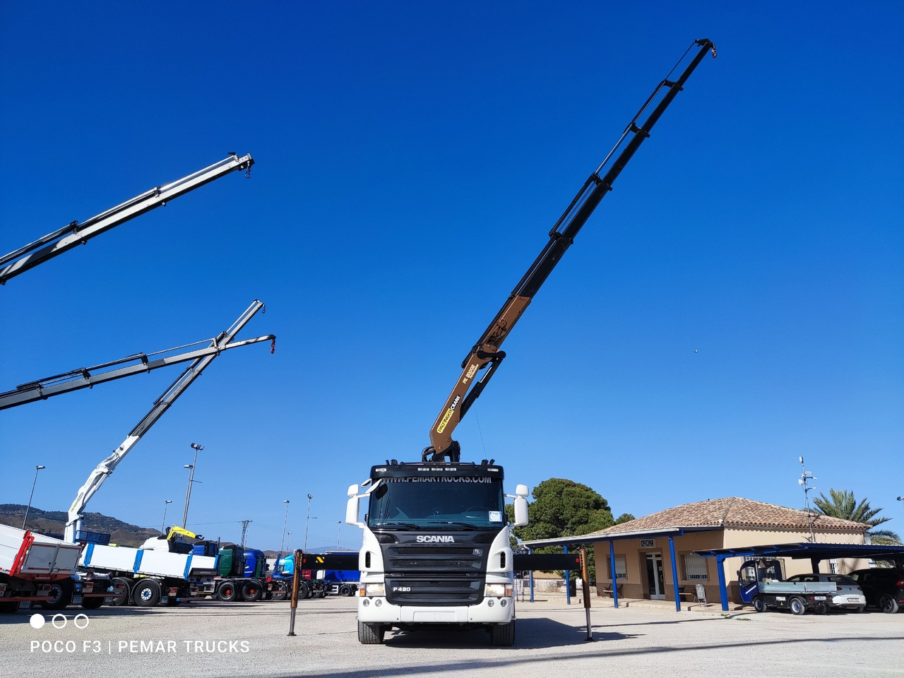 Leasing SCANIA P 420 6X2 GRUA PALFINGER PK 20002-5 CAJA FIJA ABIERTA. SCANIA P 420 6X2 GRUA PALFINGER PK 20002-5 CAJA FIJA ABIERTA.: φωτογραφία 8