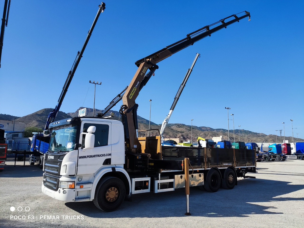 Leasing SCANIA P 420 6X2 GRUA PALFINGER PK 20002-5 CAJA FIJA ABIERTA. SCANIA P 420 6X2 GRUA PALFINGER PK 20002-5 CAJA FIJA ABIERTA.: φωτογραφία 6