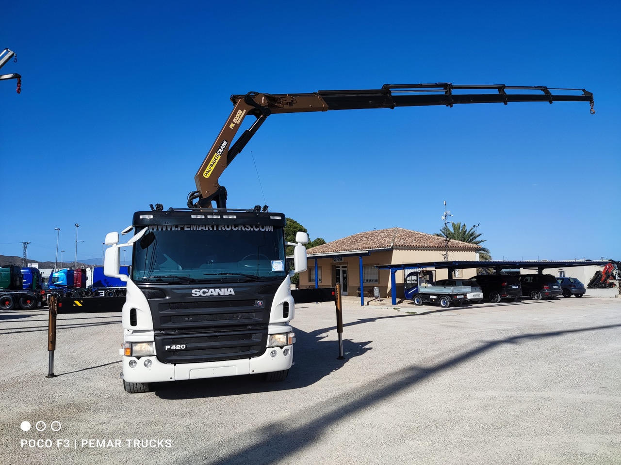 Leasing SCANIA P 420 6X2 GRUA PALFINGER PK 20002-5 CAJA FIJA ABIERTA. SCANIA P 420 6X2 GRUA PALFINGER PK 20002-5 CAJA FIJA ABIERTA.: φωτογραφία 10