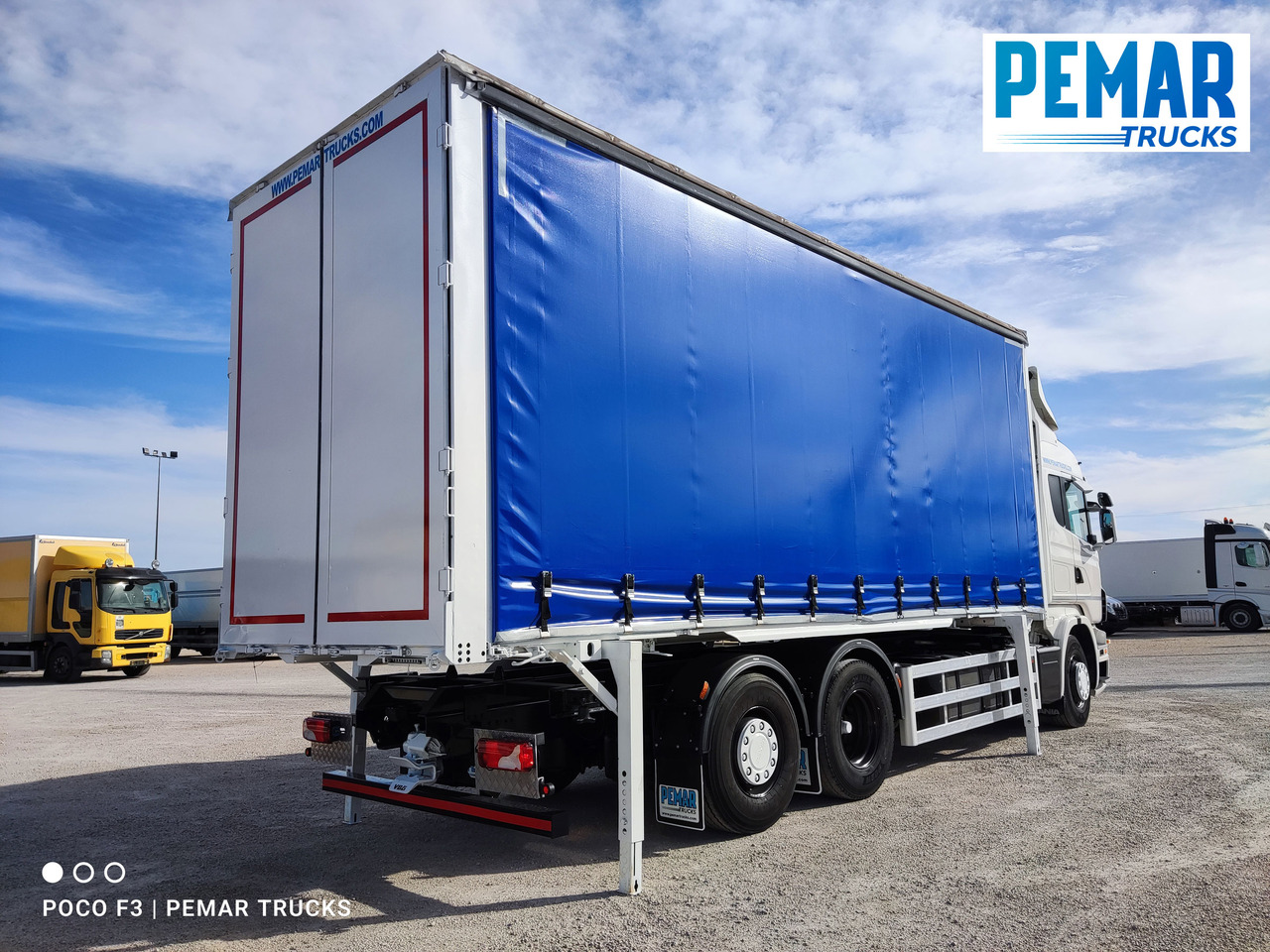 Φορτηγό μεταφοράς εμπορευματοκιβωτίων/ Κινητό αμάξωμα SCANIA R 500 6X2 TAUTLINER CAJA INTERCAMBIABLE: φωτογραφία 32 Φορτηγό μεταφοράς εμπορευματοκιβωτίων/ Κινητό αμάξωμα SCANIA R 500 6X2 TAUTLINER CAJA INTERCAMBIABLE: φωτογραφία 32