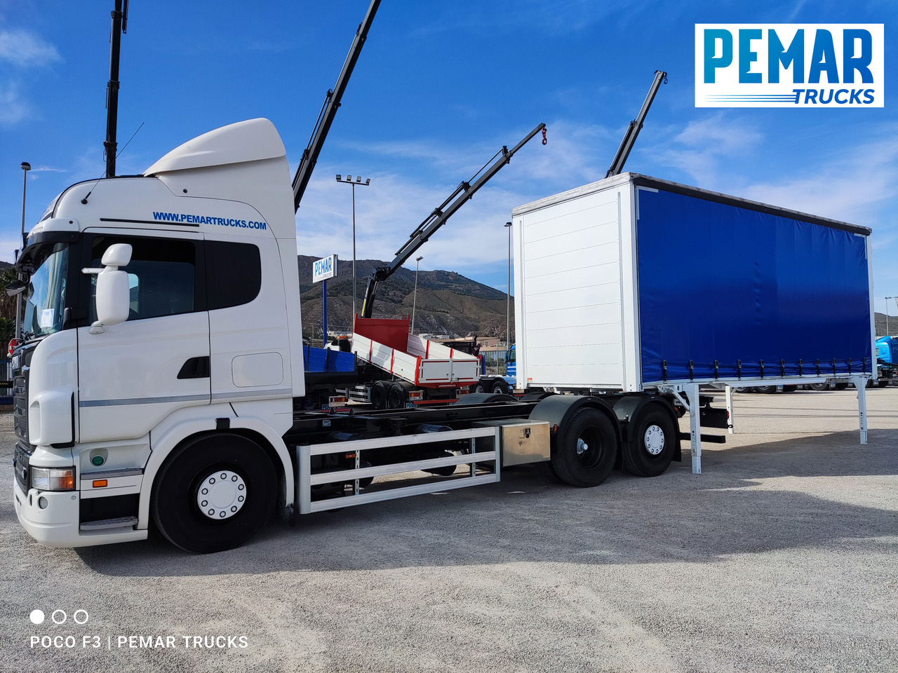 Φορτηγό μεταφοράς εμπορευματοκιβωτίων/ Κινητό αμάξωμα SCANIA R 500 6X2 TAUTLINER CAJA INTERCAMBIABLE: φωτογραφία 35 Φορτηγό μεταφοράς εμπορευματοκιβωτίων/ Κινητό αμάξωμα SCANIA R 500 6X2 TAUTLINER CAJA INTERCAMBIABLE: φωτογραφία 35