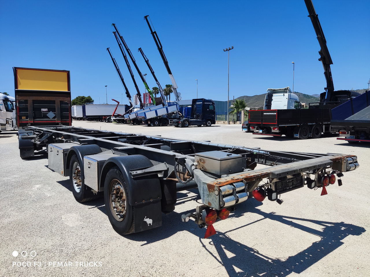 SCHMITZ CARGOBULL KO36 CHASIS MEGATRAILER 4 ejes - Ρυμούλκα σασί: φωτογραφία 3 SCHMITZ CARGOBULL KO36 CHASIS MEGATRAILER 4 ejes - Ρυμούλκα σασί: φωτογραφία 3