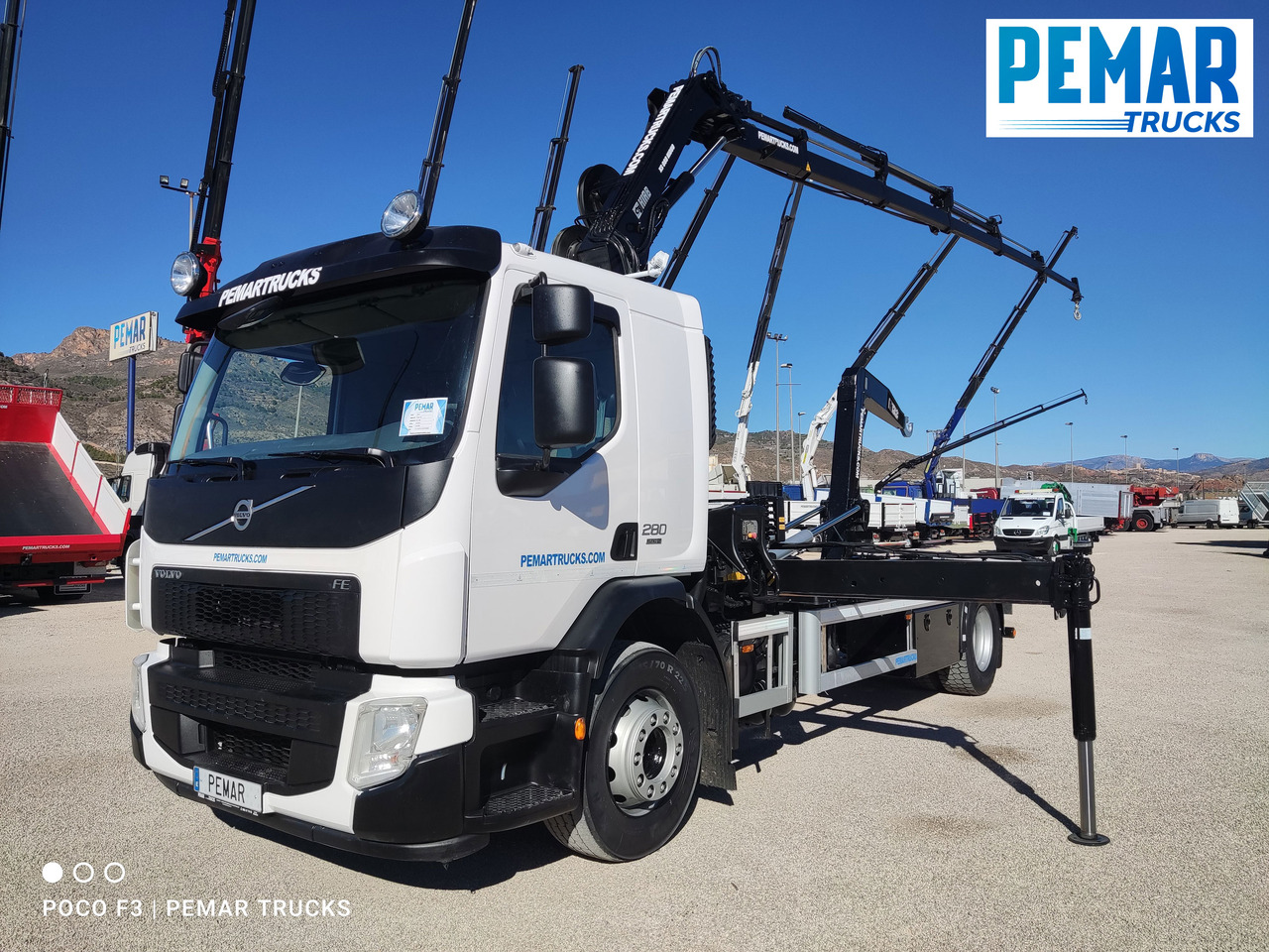 VOLVO FE 280 GRUA MULTILIFT 18T EURO 6 - Φορτηγό ανατρεπόμενο, Φορτηγό με γερανό: φωτογραφία 1 VOLVO FE 280 GRUA MULTILIFT 18T EURO 6 - Φορτηγό ανατρεπόμενο, Φορτηγό με γερανό: φωτογραφία 1
