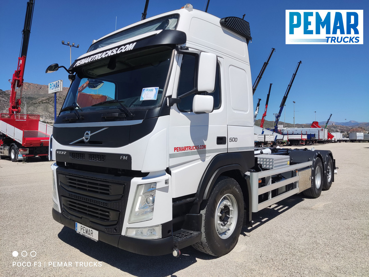 VOLVO FM 500 6X2 GANCHO MULTILIFT - Φορτηγό μεταφοράς εμπορευματοκιβωτίων/ Κινητό αμάξωμα: φωτογραφία 2 VOLVO FM 500 6X2 GANCHO MULTILIFT - Φορτηγό μεταφοράς εμπορευματοκιβωτίων/ Κινητό αμάξωμα: φωτογραφία 2