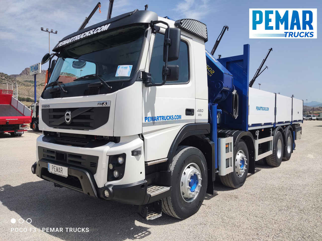VOLVO FMX 460 8X4 GRUA CAJA FIJA ABIERTA - Φορτηγό με ανοιχτή καρότσα: φωτογραφία 2 VOLVO FMX 460 8X4 GRUA CAJA FIJA ABIERTA - Φορτηγό με ανοιχτή καρότσα: φωτογραφία 2
