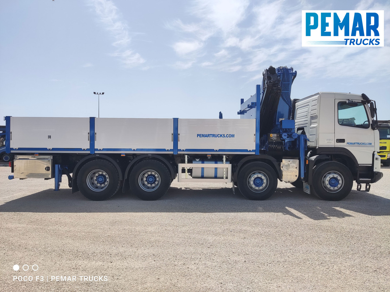 VOLVO FMX 460 8X4 GRUA CAJA FIJA ABIERTA - Φορτηγό με ανοιχτή καρότσα: φωτογραφία 5 VOLVO FMX 460 8X4 GRUA CAJA FIJA ABIERTA - Φορτηγό με ανοιχτή καρότσα: φωτογραφία 5