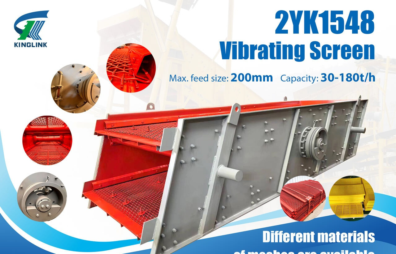 Kinglink 2YK1548 Inclined Vibrating Screen - Διαλογής: φωτογραφία 1 Kinglink 2YK1548 Inclined Vibrating Screen - Διαλογής: φωτογραφία 1