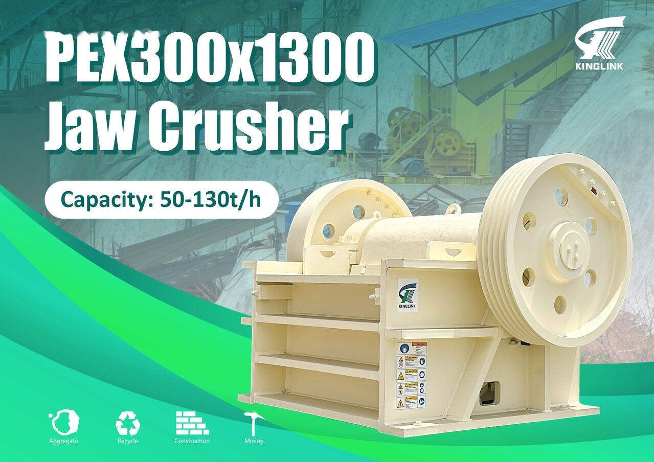 Kinglink PEX1251 | PEX300x1300 Secondary Stone Jaw Crusher - Θραυστήρας σιαγόνων: φωτογραφία 1 Kinglink PEX1251 | PEX300x1300 Secondary Stone Jaw Crusher - Θραυστήρας σιαγόνων: φωτογραφία 1