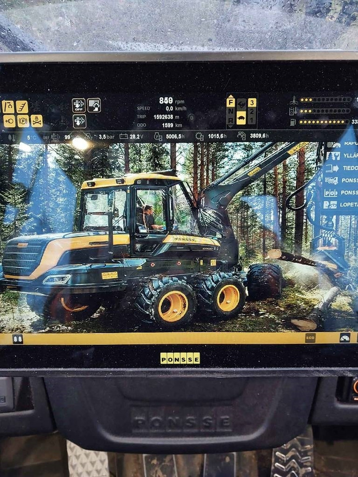 Συλλεκτική μηχανή - forest harvester Ponsse Ergo: φωτογραφία 13 Συλλεκτική μηχανή - forest harvester Ponsse Ergo: φωτογραφία 13