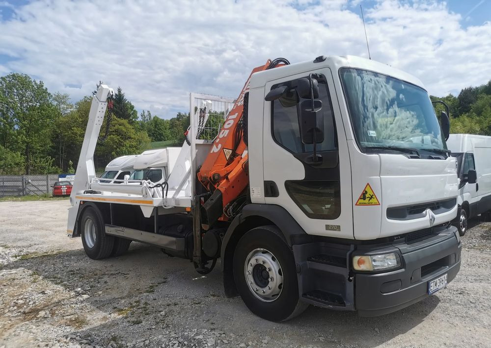 Renault Premium 270DCi + żuraw HDS Atlas 105.2 + Bramowiec MEILLER 12t Kontener - Φορτηγό καδοφόρος φορτωτής, Φορτηγό με γερανό: φωτογραφία 2 Renault Premium 270DCi + żuraw HDS Atlas 105.2 + Bramowiec MEILLER 12t Kontener - Φορτηγό καδοφόρος φορτωτής, Φορτηγό με γερανό: φωτογραφία 2